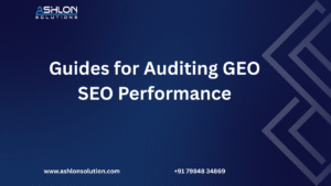 GEO SEO performance audit